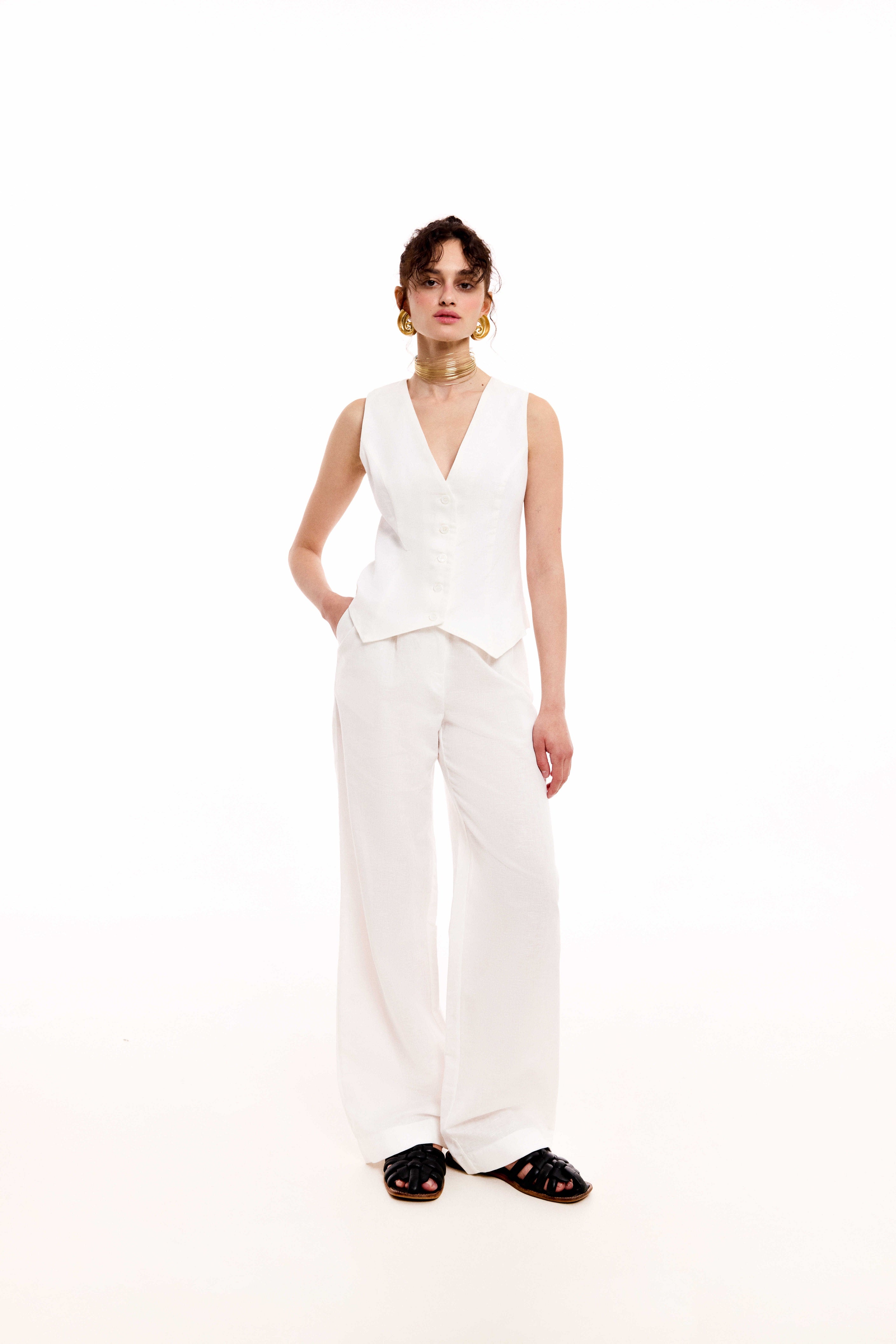 Solomia palazzo pants